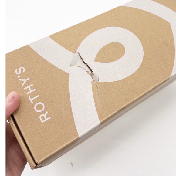 Rothys The Cozy Clog Cookies and Cream Boucle Grey White Slipper Shoes Womens 10 - Picture 4 of 6